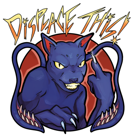 Displacer Sticker
